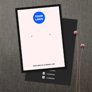 Personnalisé Ajouter Logo Écran de bijoux d'oreill