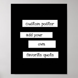 personnalisé ajouter votre poster de devis moderne