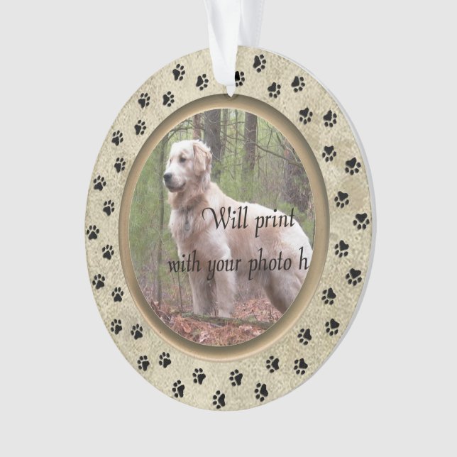 Personnalisé avec Photo et Verse Pet Memorial (devant)