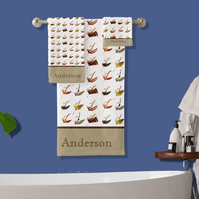 Personnalisé Blanc Tan Blanc Tan Fly Pêche Mouches (Créateur téléchargé)