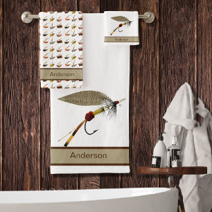 Personnalisé Blanc Tan Fly Pêche Mouches Côtière