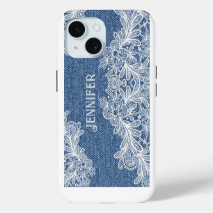 Personnalisé Blue Jean Denim iPhone / coque ipad