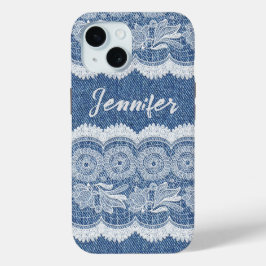 Personnalisé Blue Jean Denim iPhone / coque ipad