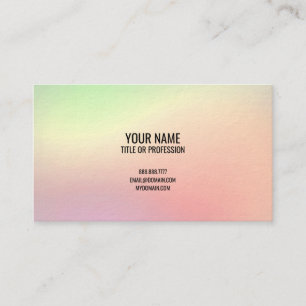 Personnalisé Carte de visite, Cool Rainbow Personn