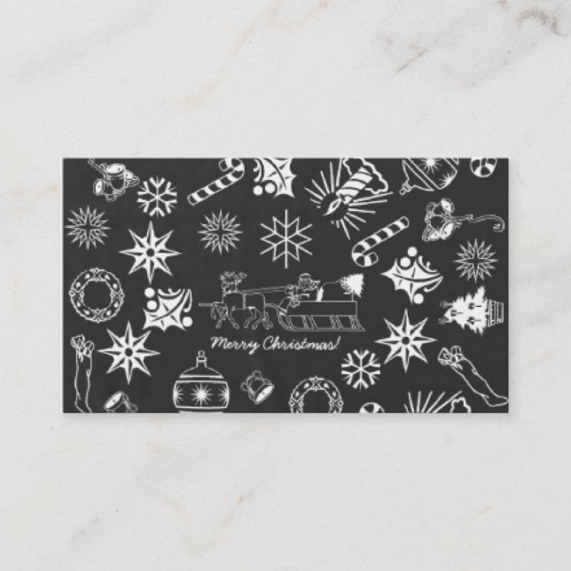 Personnalisé Carte de visite, Nom Site Web, Noir B (Devant)