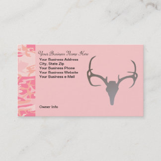 Personnalisé chassant le carte de visite de cerfs