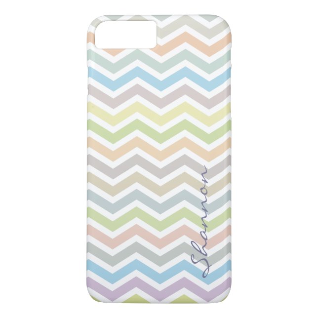 Personnalisé Chevron iPhone 7 Plus coque - couleur (Dos)