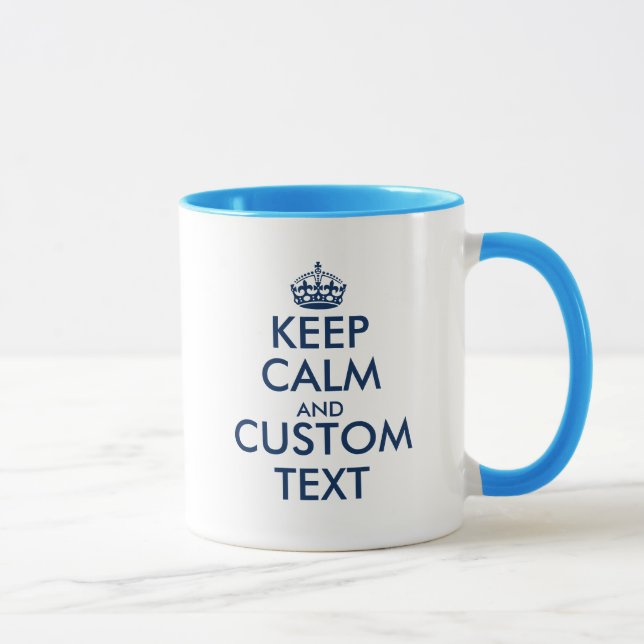 Personnalisé Conserver la tasse de café calme avec (Droite)