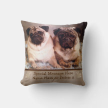 Personnalisé Coussin photo animal de compagnie Vot