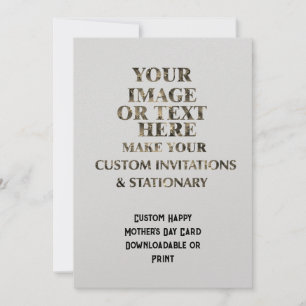 Personnalisé Créer Personnalisé Carte de Fête de l