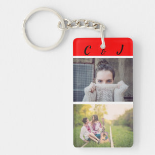 Personnalisé, double face, Photos et Initiales.