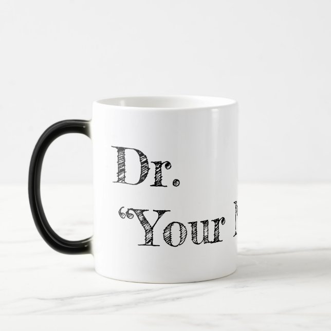 Personnalisé Dr Mug (Gauche)