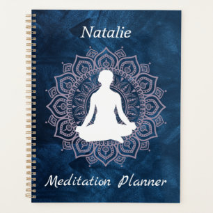 Personnalisé Elégant mandala bleu méditation zen