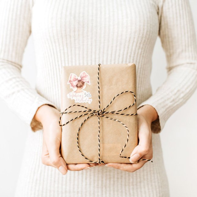 Personnalisé Enfant Anniversaire Sticker Party Fav (Créateur téléchargé)