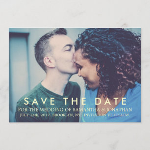 Personnalisé Enregistrer la carte Mariage Date mod