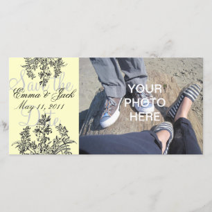 Personnalisé Enregistrer la date Carte photo perso