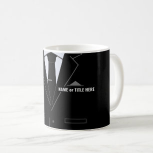 Personnalisé Funny Business Cadeau Mug noir costum