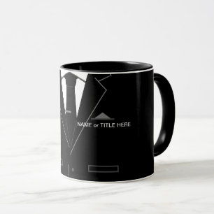 Personnalisé Funny Business Mug Cadeau Black Costu