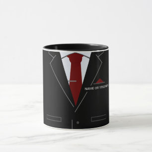 Personnalisé Funny Business Mug Nom personnalisé T