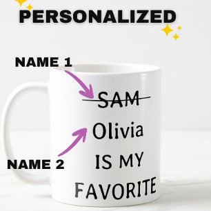 Personnalisé Funny Favori Mug enfant, deux enfants