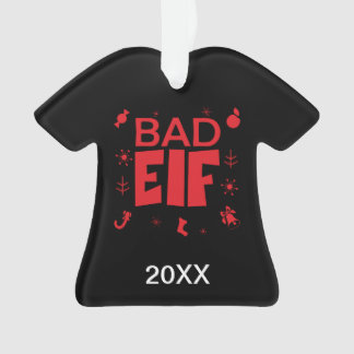 Personnalisé Funny Mauvais Elfe Noël
