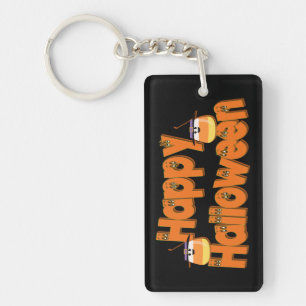 Personnalisé Happy Halloween Porte - clé Whimsical