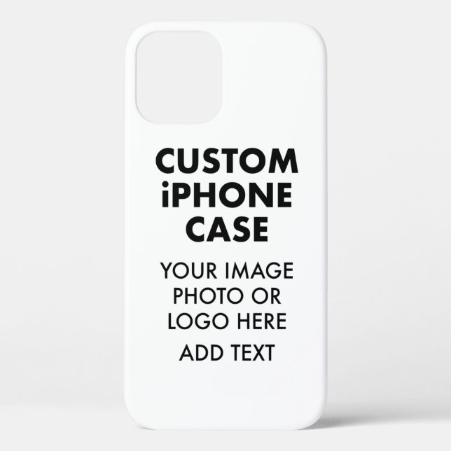 Personnalisé iPHONE 12 À PEINE LÀ COQUE (Verso)
