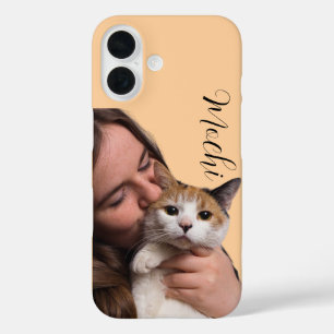 Personnalisé iPhone 16 Coque avec photo et nom d'a