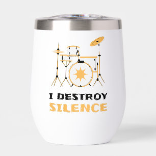 Personnalisé Je Détruit Silence Drôle Drummer