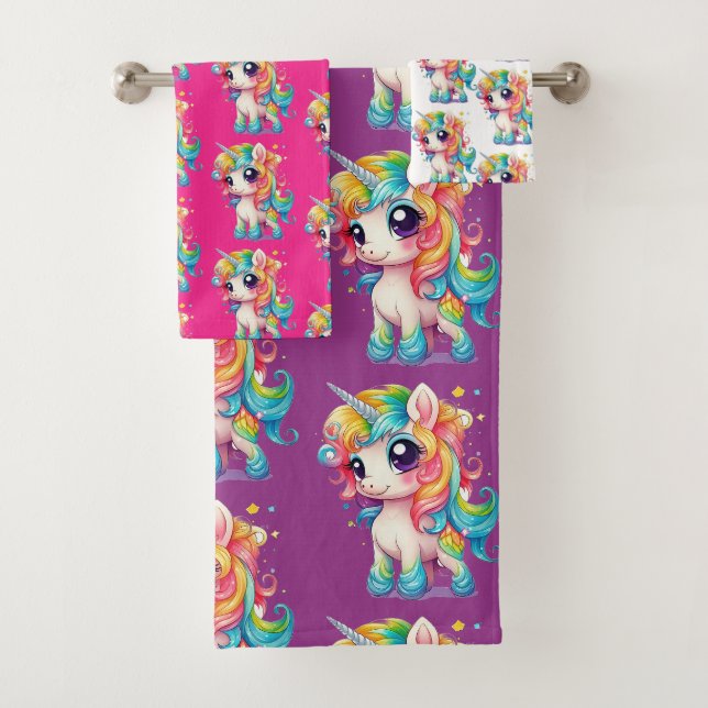 Personnalisé Joli rose violet blanc arc-en-ciel li (En situation)