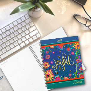 Personnalisé Joyeux Inspirant Bumblebee Floral