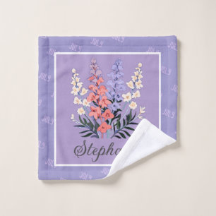 Personnalisé Juillet Fleur de naissance Nom person