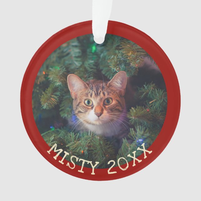 Personnalisé Ma première tenue de chat de Noël Yea (devant)