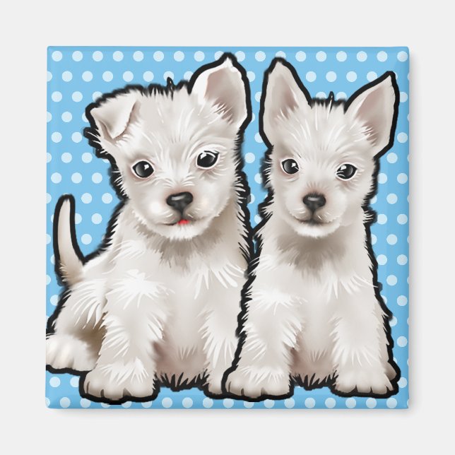 Personnalisé Magnet de mignons personnages de chio (Devant)