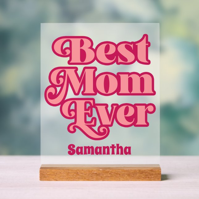 Personnalisé Meilleure Maman Jamais Nom personnali (Neutre)