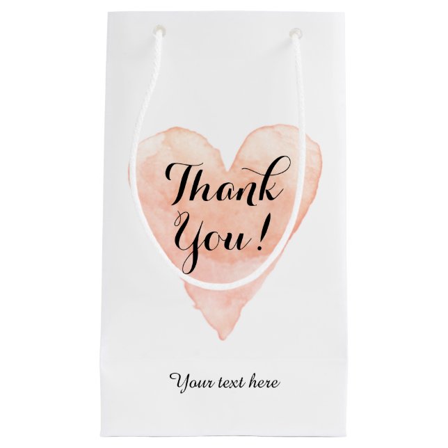 Personnalisé merci mariage fête de faveur sacs cad (Devant)