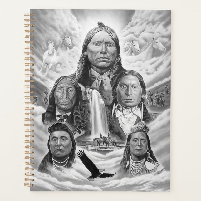 Personnalisé Modèle Famous Native Americans Peintu (Devant)