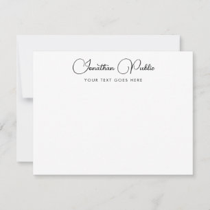 Personnalisé Moderne Élégant Nom manuscrit Modèle
