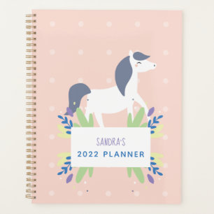 Personnalisé Moderne Floral Horse Lover Pastel