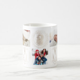 Personnalisé   MOM   Ever Gold Multi Photo Mug