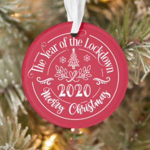 Personnalisé Nom de famille Funny 2020 Noël