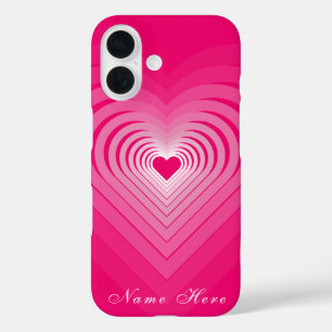 Personnalisé Nom personnalisé coque iphone de coeu