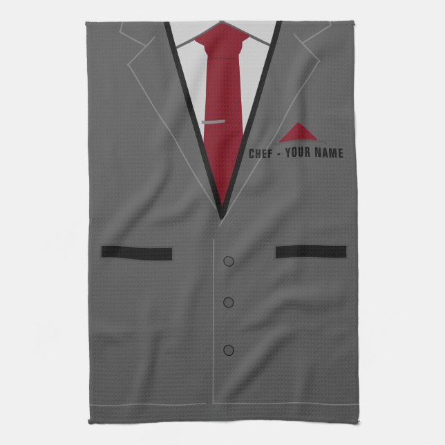 Personnalisé Nom personnalisé Texte Serviette de c (Vertical)