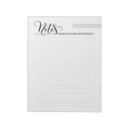 Personnalisé, Notes du bureau de - bloc-notes