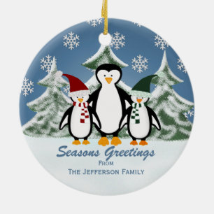 Personnalisé : Ornement de Noël de la famille de