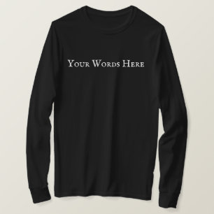 Personnalisé / Personnalisé - Vos Mots T-shirt Hom