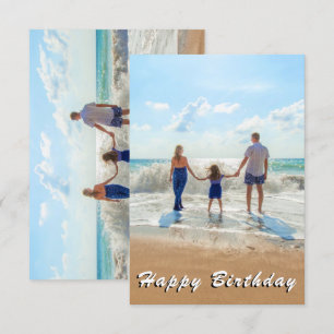 Personnalisé Personnalisé Votre Carte Photo Annive