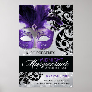 Personnalisé - Poster Masquerade Ball
