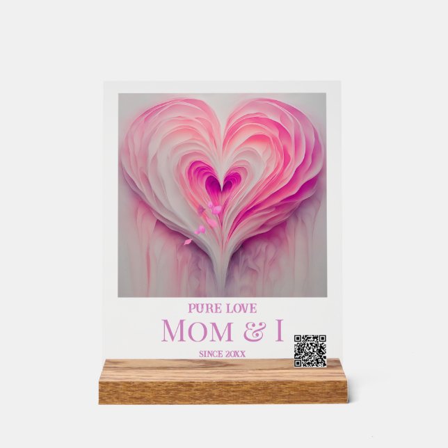 Personnalisé "Pure Love" Maman et moi (Recto)
