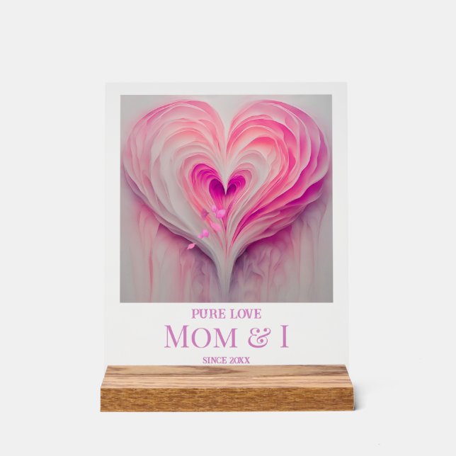 Personnalisé "Pure Love" Maman et moi (Recto)